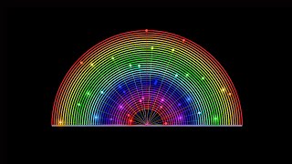 1 Hour of Ambient Pendulum Rainbow Wave