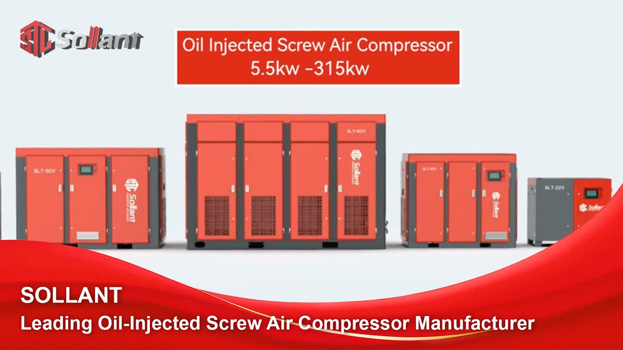 7.5kw Rotary Screw Air Compressor - Sollant