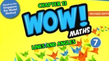 Lines and angles -WOW Maths -Class 7 Maths Solutions