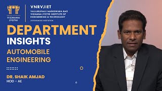 Drive the Future of Mobility — Automobile Engineering at VNRVJIET || 2025 || Hyderabad.