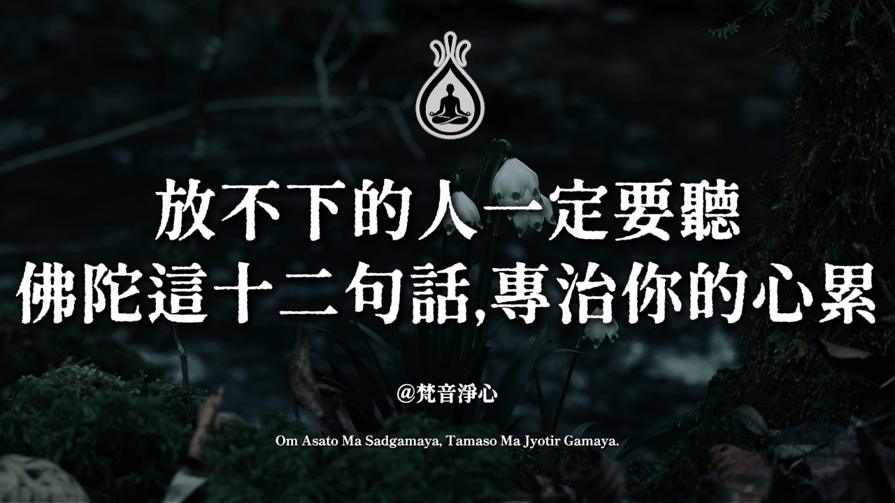 放不下是最苦的執念，佛陀開示，看破才是真慈悲#佛陀開示 #放下執念 #心累療癒 #佛法智慧 #金剛經 #自我覺醒 #琉光 #人生感悟 #內在成長 #獨處的力量