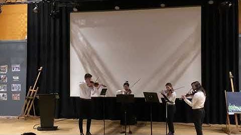 Grażyna Bacewicz: Quartet for 4 violins (2nd and 3rd Movements) - String Theory Quartet