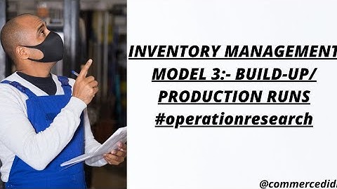 EOQ BUILD-UP MODEL| MODEL 3 INVENTORY MANAGEMENT|FIXED ORDER QUANTITY FOR MCOM/MBA/BCOM/CA