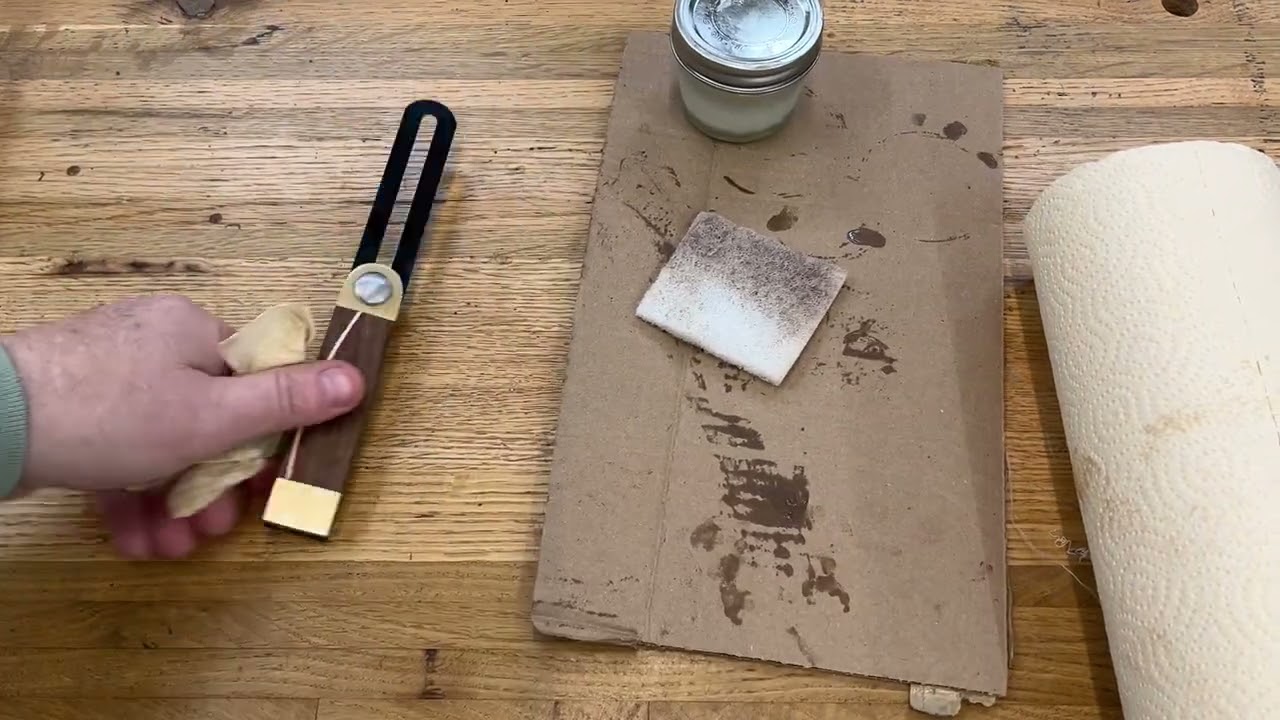 DIY - Scraps into a Custom Sliding Bevel Gauge, finishing!