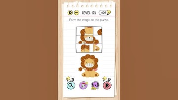 Brain test : level 173 - form the image on the puzzle