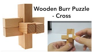 Burr Puzzle 3D Wooden Cross - Solution screenshot 5