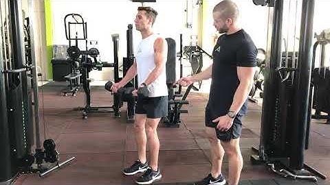 Explanation: Simultaneous dumbbell curl