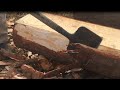 Debarking Pine Logs for the Log Cabin Build (Ep 5)
