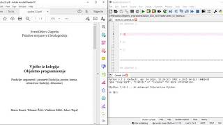 FSB Objektno programiranje: Funkcije u Pythonu (1. dio)