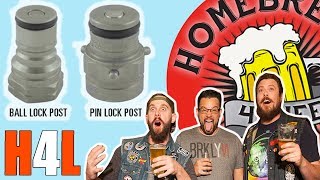 7. KEGGING AND CARBONATING HOMEBREW | Ball Lock vs Pin Lock Corny (7/7)