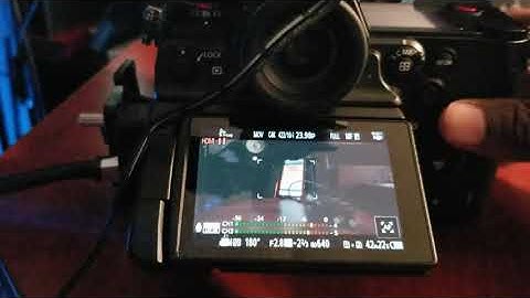 How to record on Panasonic S1H Camera and Atomos Ninja V Simultaneously