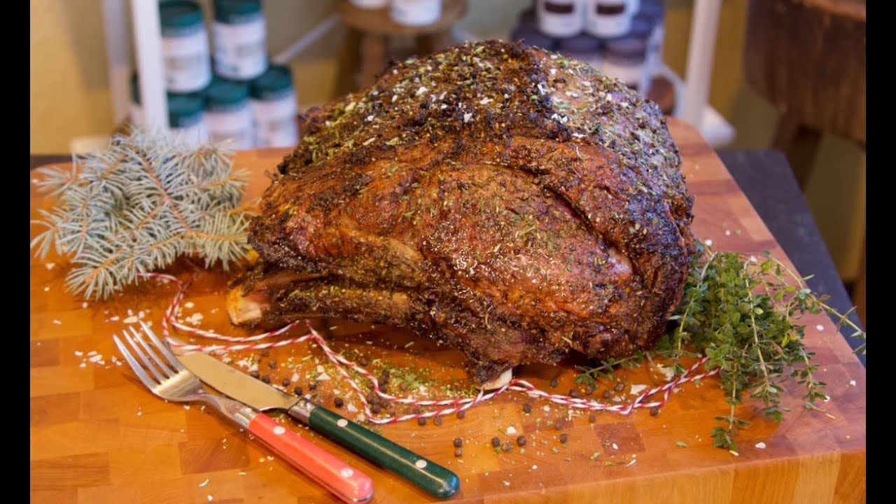 Prep and cook a Prime Rib - YouTube