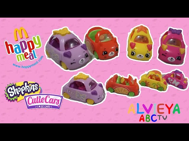 MCDONALDS 2019 SHOPKINS CUTIE CARS - SET OF 12 - ON HAND