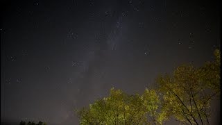 Thasos Golden Beach time lapse Milky Way 4K