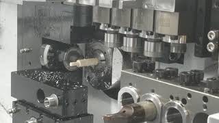 LFV Machining Peek on Citizen L20  1of 2  LFV is On.