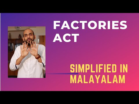 FACTORIES ACT BY SHABEERALI ACMA, ACS