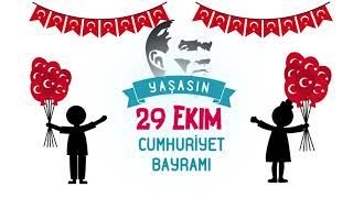 Cumhuriyet Bizimle - 29 Ekim Cumhuriyet Bayramı Coşkulu Marşı 🇹🇷 Çocuk Şarkısı