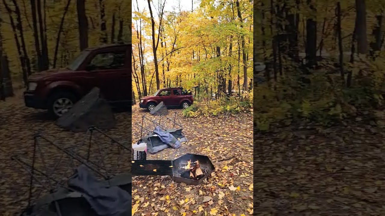 We recommend Site 206 Devils Lake State Park Northern Lights Campground