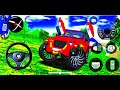 Indian Flag Thar Monster Jeep Challenge 🇮🇳 | Offroad Driving Game | Big Wheel Thar Gameplay