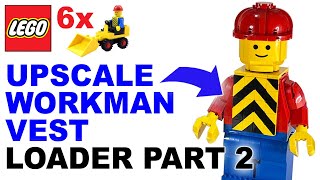 Up-scale Lego Mini Loader Part 2 - Workmans Vest (Set 607)
