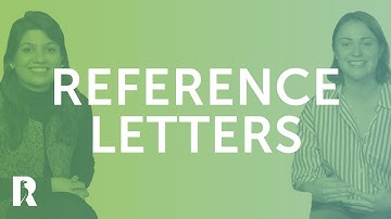 Part 5: Reference Letters