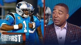 Eagles def. Panthers, 28-23  - Cris and Nick react to Cam's Week 6 performance | FIRST THINGS FIRST