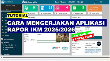 CARA MENGERJAKAN APLIKASI RAPOR IKM 2025/2026