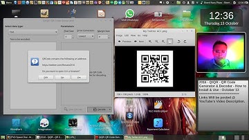2016 - QtQR - QR Code Generator & Decoder - How to Install & Use - October 13.webm
