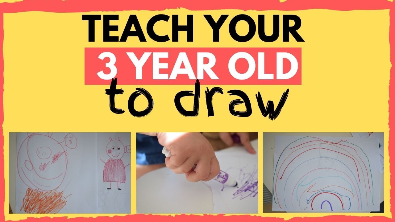 Can kids draw at 3?