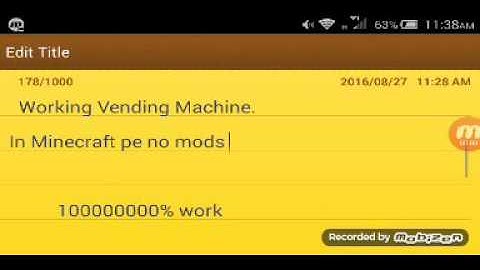 How to make a working vending machine no mods 100% work