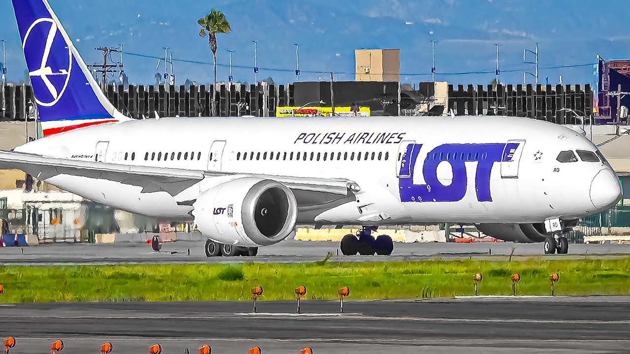 60 MINS of Plane Watching at Los Angeles Airport 🇺🇸