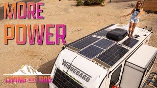 BOOSTING SOLAR POWER on Our Winnebago Micro Minnie FLX to 1170 Watts!