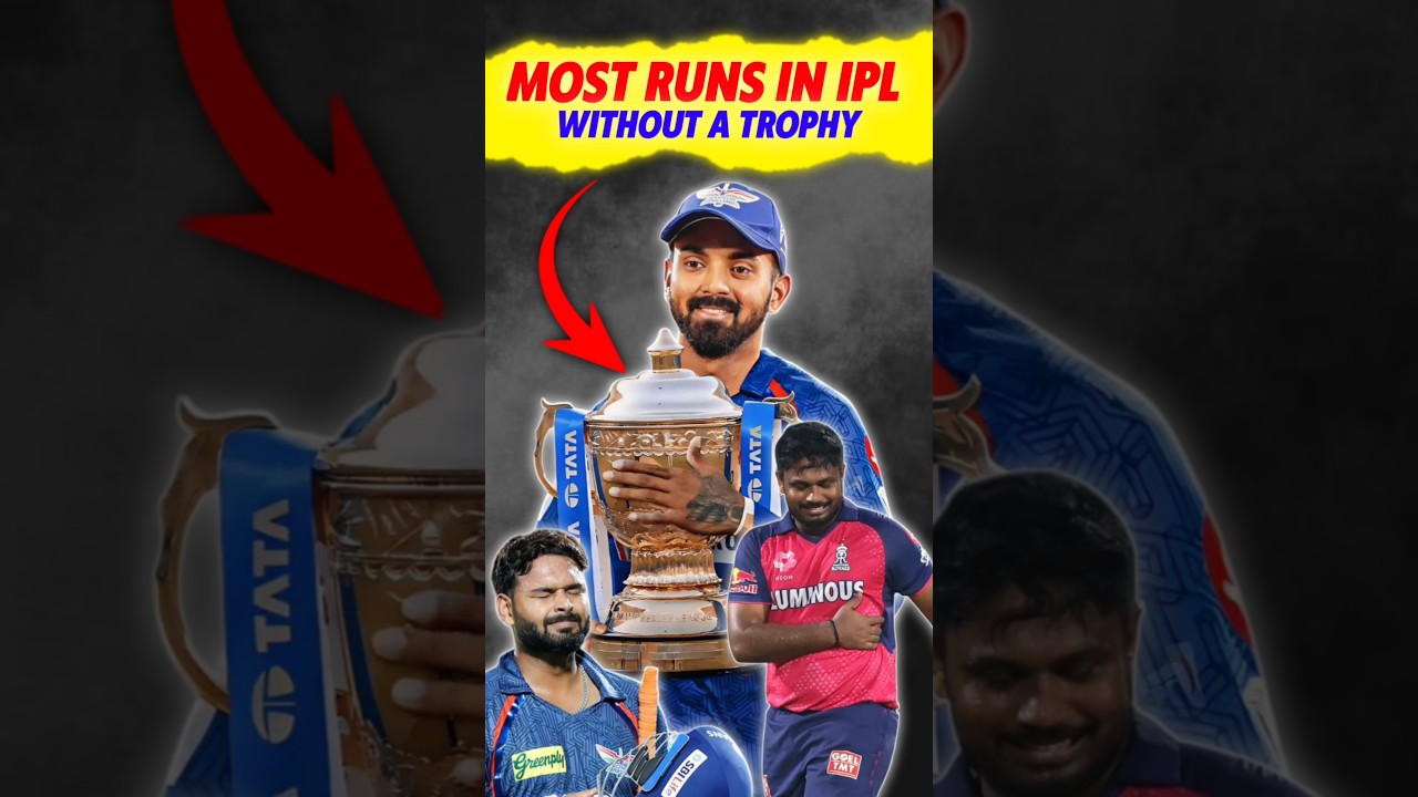 Most Runs in IPL Without a Trophy 🤯