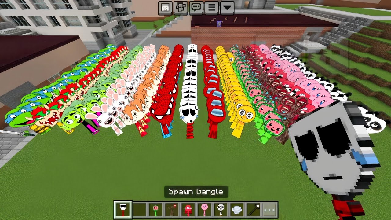 New Sprunki OC Gangle Addon in Minecraft PE - YouTube