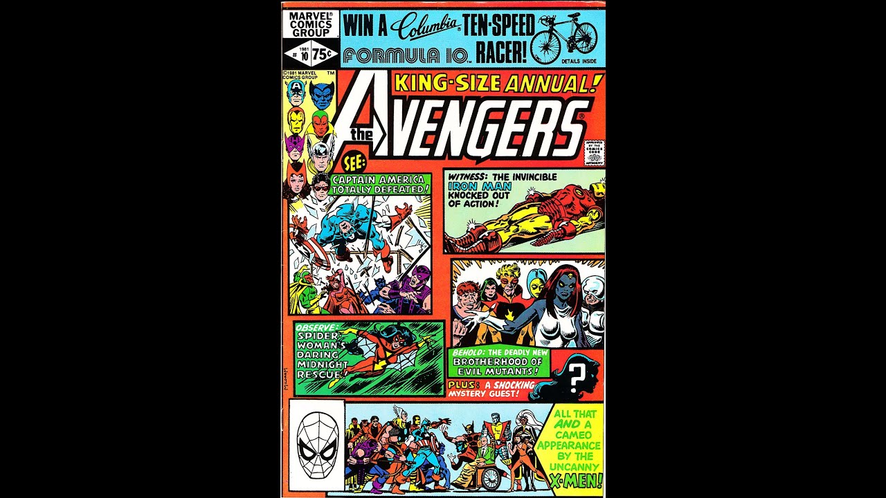 Avengers Annual 10 1st Rogue by Chris Claremont & Michael Golden