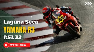 [IMMERSIVE POV] Yamaha R3 | Laguna Seca | PTT | 1:51