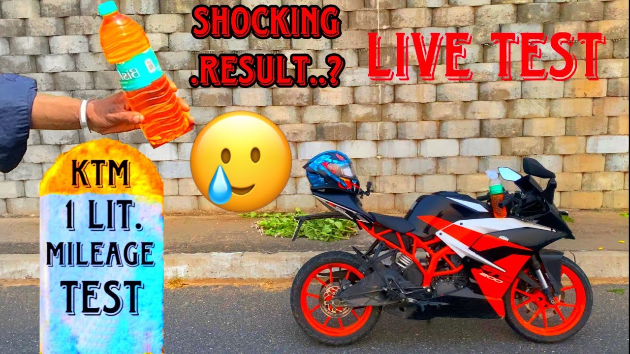 ktm 200 mileage per liter