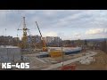 Монтаж башенного крана КБ-405