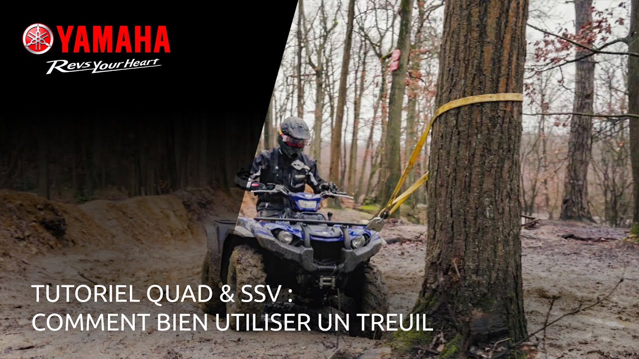 L'utilisation d'un treuil sur un Quad ou SSV Yamaha 