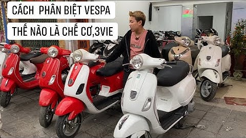 Vespa nhập khẩu nguyên chiếc giá bao nhiêu năm 2024
