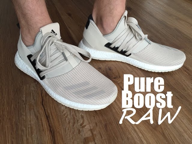 Adidas Pure Boost Raw White - Unboxing & On Feet Hd - Youtube