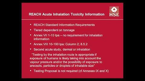 Acute Inhalation Toxicity Webinar 1