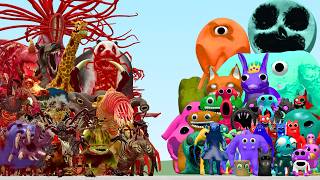All New Zoochosis Mutant Animals Vs All Garten Of BanBan 1-8 Monsters Family In Garry's Mod