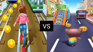 Subway Princess Runner🏃‍♀️ V/S Cat Runner🐱 - Endless Run | Android/iOS Gameplay HD screenshot 5