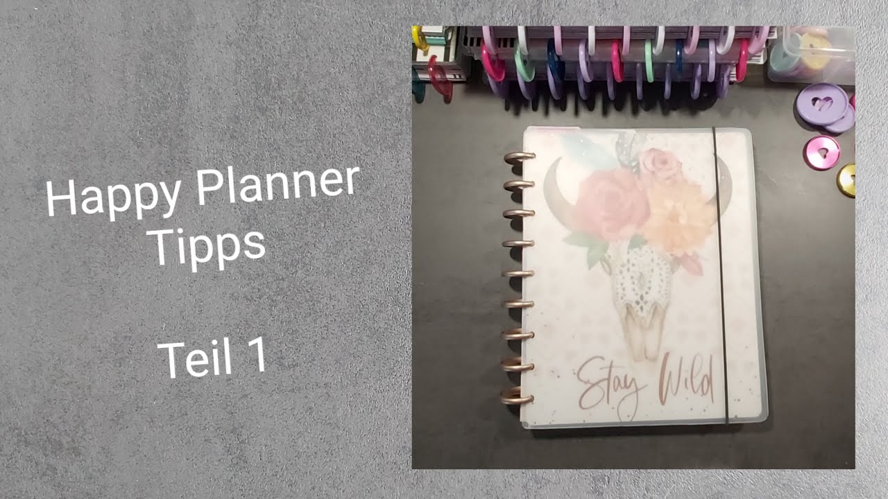 Happy Planner Tipps Teil 1 Deutsch YouTube