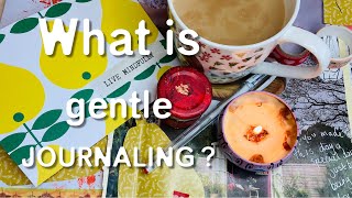 what is gentle journaling ? composition notebook ideas #gentlejournaling