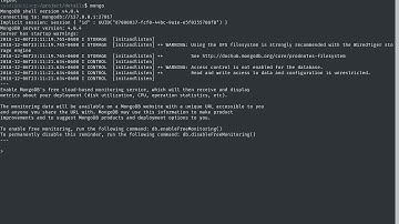 Start a MongoDB service