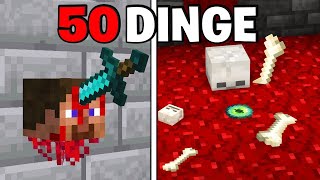 50 GRUSELIGE DINGE in MINECRAFT die du wirklich BAUEN kannst!