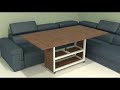 Revolving Desk Folding Dining Table