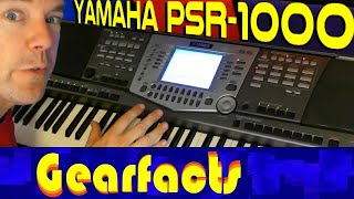Yamaha PSR-1000 Workstation demo and tour. Synth has potential?